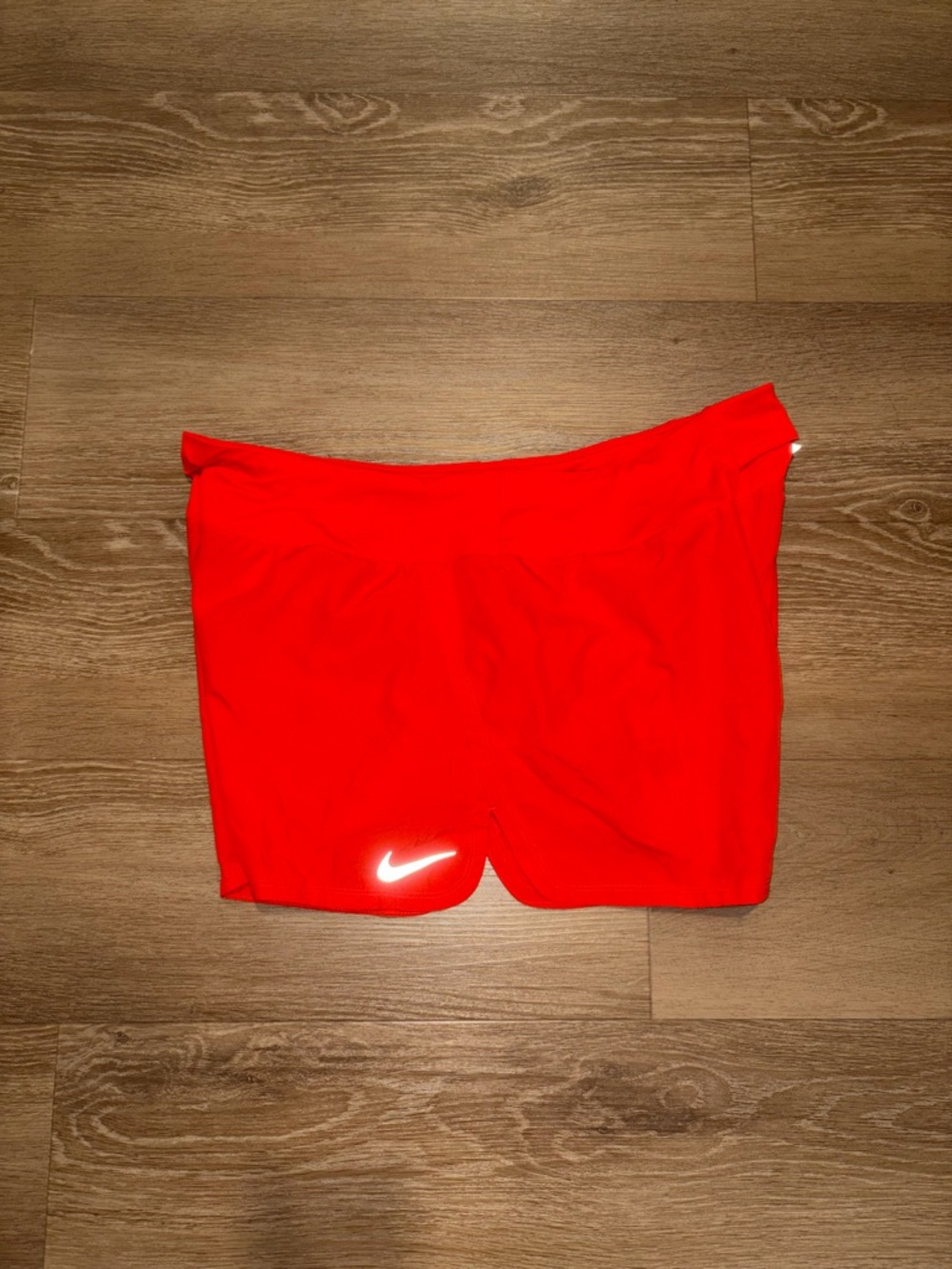 Nike Dri Fit 3" Crew Running Shorts Light Crimson CJ2400-696 Womens Plus Sz XX - Picture 3 of 10